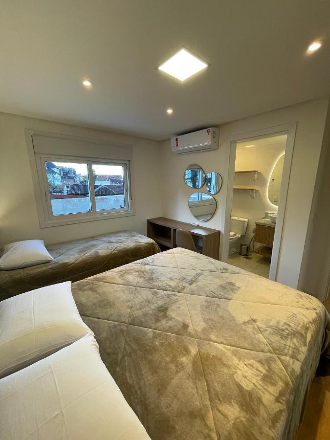 Apartamento Espetacular, 2 Suites, A 30M Da Rua Coberta Gramado Exterior foto